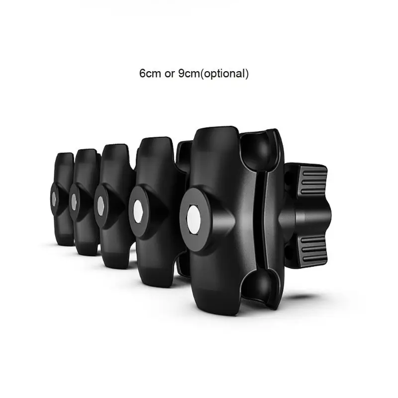 6cm 9cm Dual Socket 1inch Ball Head Extension Stick Rod for Action Sport Camera Bike Motorcycle Holder Cellphone Mount | Мобильные