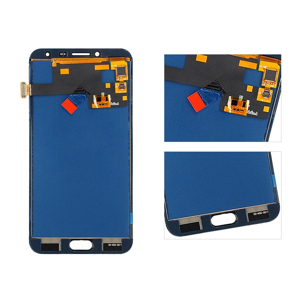 5,5 ''ЖК-дисплей для samsung Galaxy J4 J400 J400F J400G/DS SM-J400F ЖК-дисплей сенсорный экран дигитайзер с рамкой можно регулировать яркость