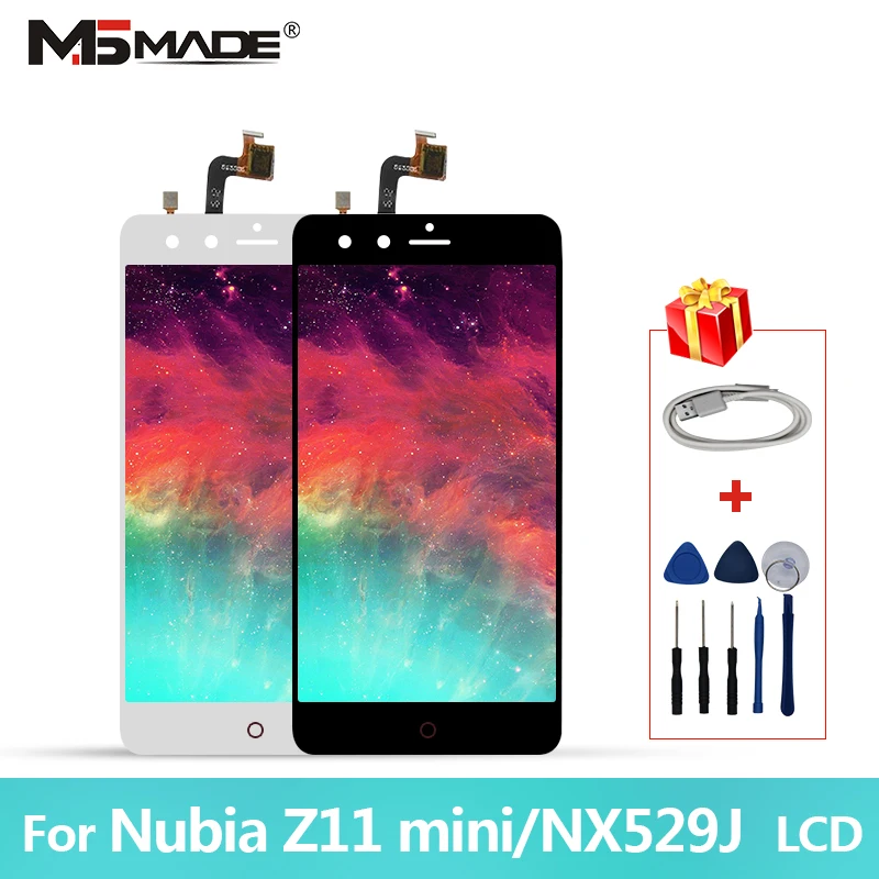 5,0 ''ЖК-для zte Nubia Z11 Mini NX529J NX549 ЖК-дисплей с сенсорным экраном дигитайзер для zte Z11 NX531J экран дисплея