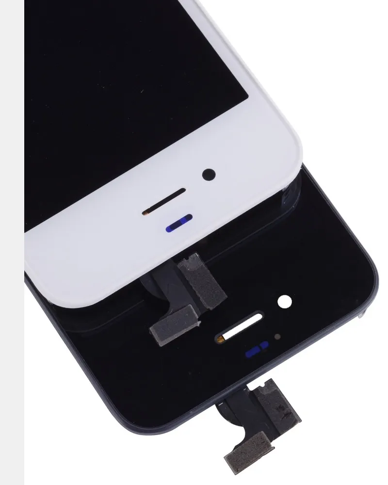 AAA OEM Дисплей для iPhone 4 4S LCD в сборе с тачскрином на рамке черный белый