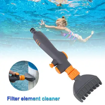 

Portable Filter Jet Cleaner Pool Hot Tub Spa Water Wand Cartridge Hand Held Cleaning Brush Swimming Pool Cleaning Accessories