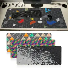 Maiyaca цветной треугольник геометрический узор большая акция Россия игровой коврик для мыши xl клавиатура ноутбук Laptop персональный компьютер Настольный коврик
