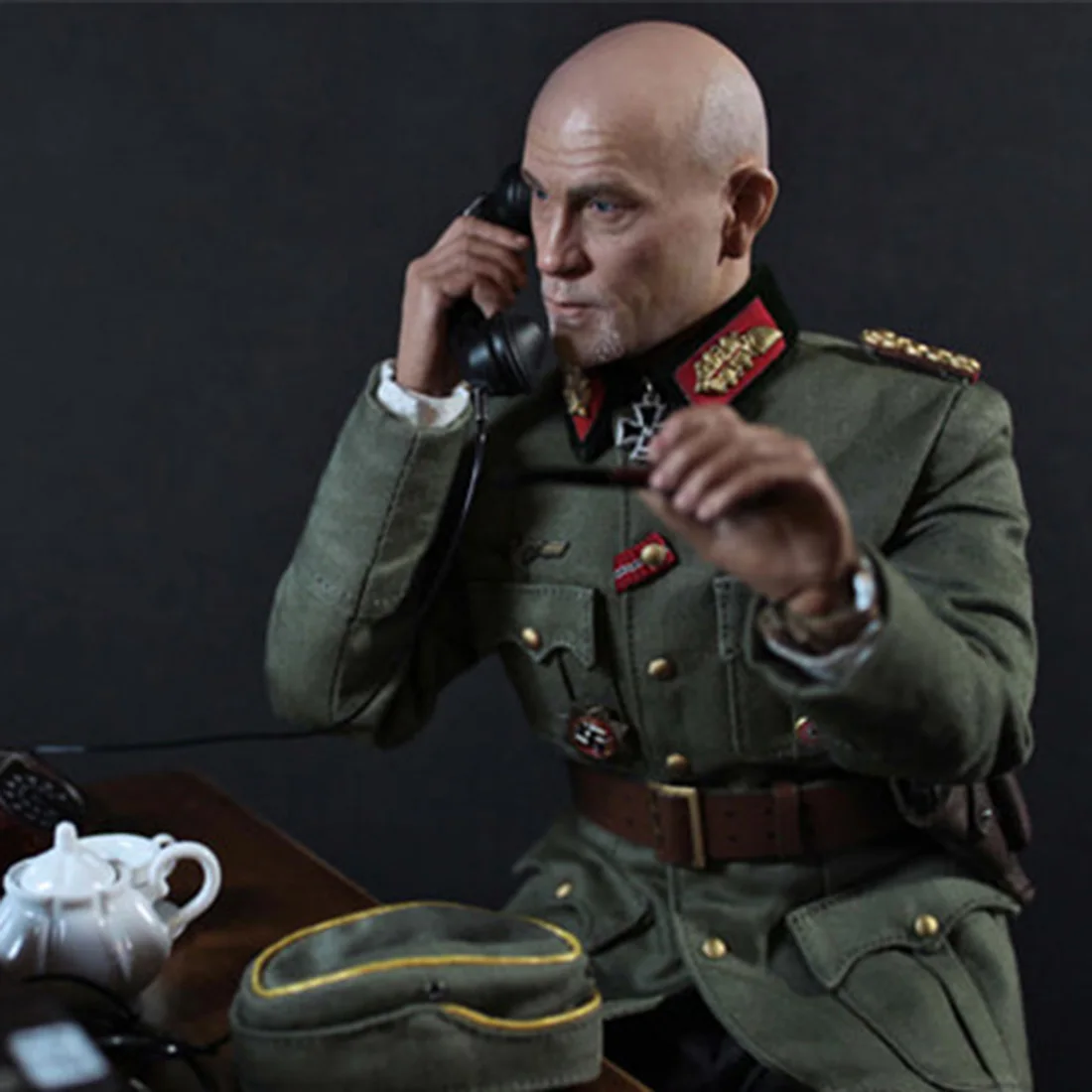 30 см 1/6 модель солдата реалистичный головной убор DIY фигурка хэндмейд модель высокая степень снижения немецкое поле телефонного
