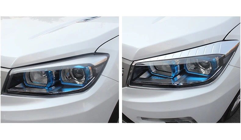 Lsrtw2017 для Changan Cs75 фар автомобиля рамки планки аксессуары для интерьера Молдинги 2012 2013