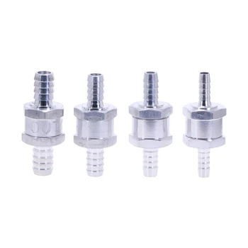 

6/8/10/12MM OD Hose Connection Aluminums Alloy Fuel Non Return Check Valve One Way Petrol Diesel