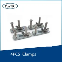 Pinces pour Machine à graver CNC 2418 3018, outils de table de travail, fixation de plaque 4 pièces 