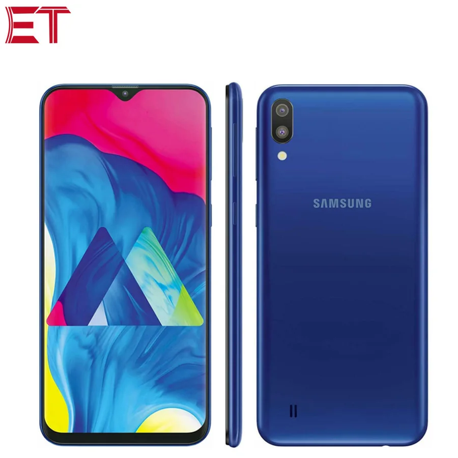 samsung Galaxy M10 M105F-DS LTE 3 ГБ ОЗУ 32 Гб ПЗУ мобильный телефон 6,2" Exynos 7870 Восьмиядерный Android 8,1 двойная камера заднего вида