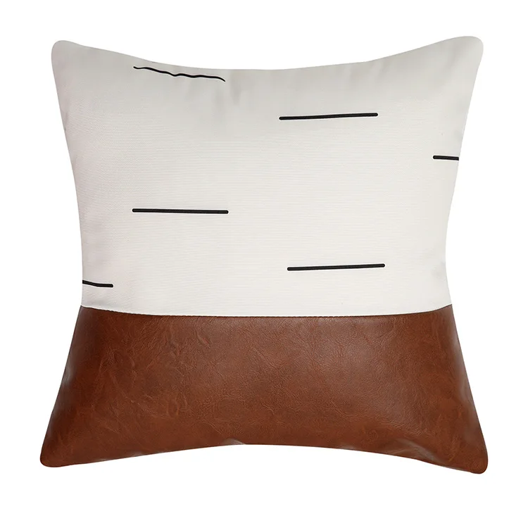 Molotu Decorative Cotton Canvas Pillow Covers Home Decorative Sofa Cushion Cover