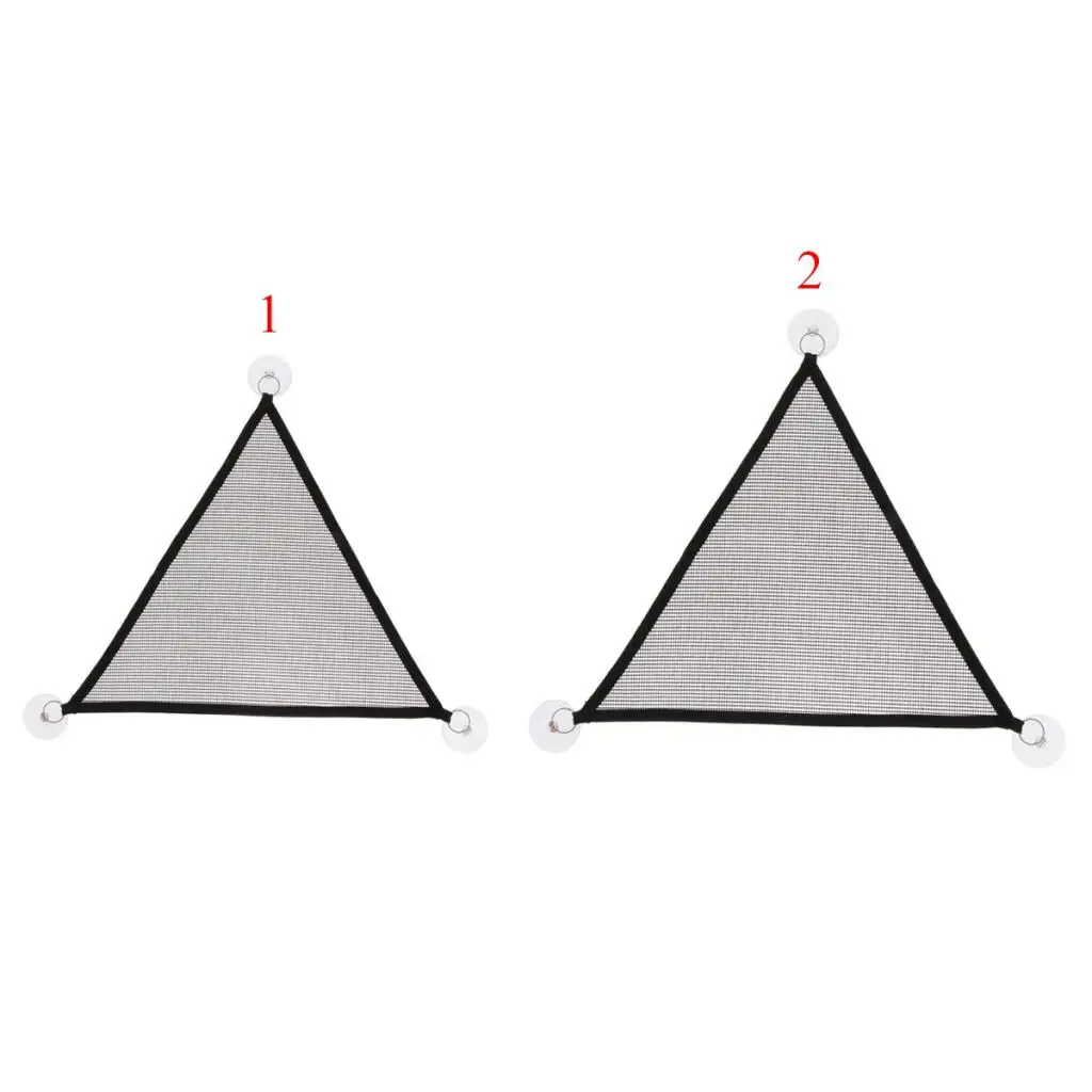 2 x Plastic Lizard Hammock Lounger, Reptile Mesh Bed & Ladder for Large & Small Bearded Dragons Anole Geckos Lizards or Snakes