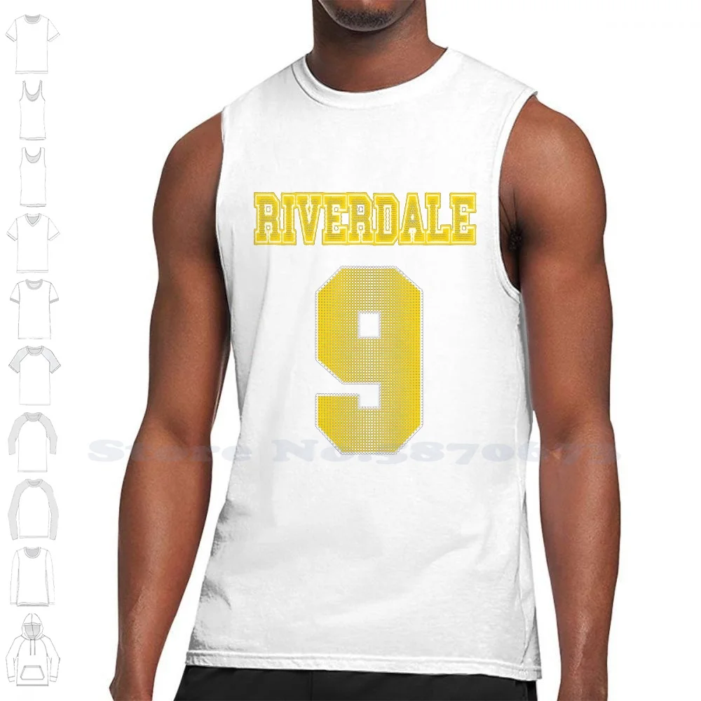 Майка Riverdale Bulldogs #9 для мужчин и женщин летняя безрукавка ривердэйл бульдог Арчи