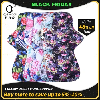 

Sanitary pads reusable menstrual pads absorbent reusable charcoal cloth bamboo menstrual pads heavy sanitary washable pads