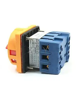 2 шт 660V 40A 3-полюсный 2-х позиционный Выключатель квадратный Панель поворотный кулачок переключающее устройство