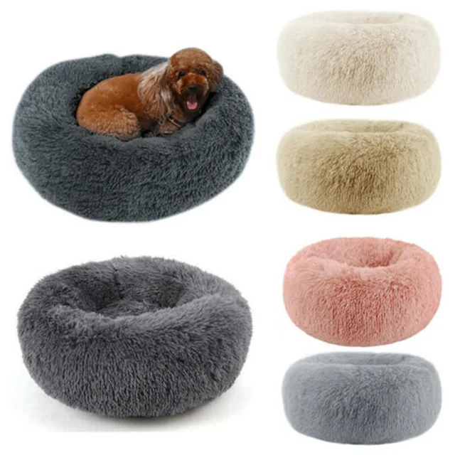 Donut Mand Dog Accessories for Large Dogs Cats House Plush Pet Bed