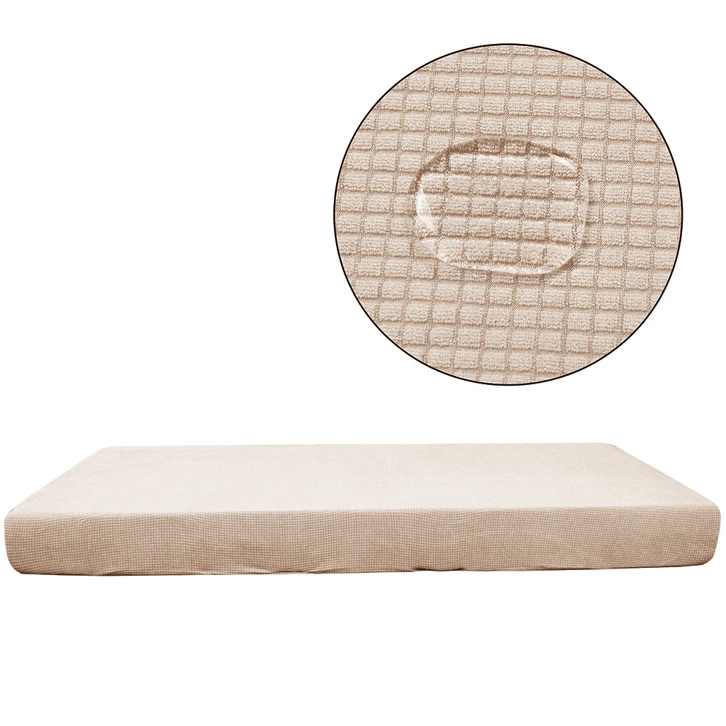 Jacquard Stretch Sofa Seat Cushion Cover Protector Couch Slipcover Replacement Garden Patio Furniture Convenient Cushion Covers