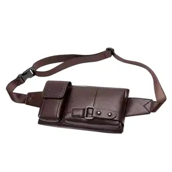 

Men's Chest Bag Multi-Function Casual Waist Bags Student Travel Fashion Chest Pack Male Belt Bag Men Shoulder Waist Packs /E