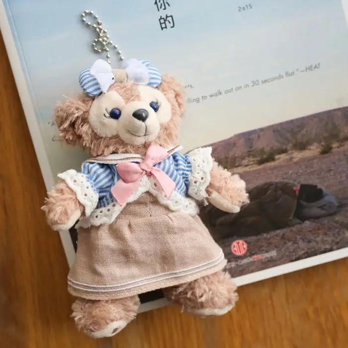 1 шт., Duffy Bear friends stellalou Gelatoni, плюшевая игрушка, кукла, милая кошка, кролик, одежда, мягкие куклы, детские подарки на день рождения - Цвет: dress