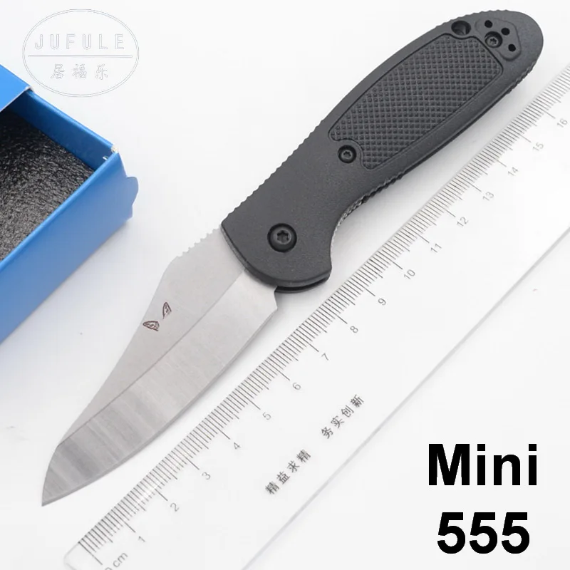 

JUFULE Mini 555 nylon fibre handle Mark 154CM Blade folding Pocket Survival EDC Tool camping hunt Utility outdoor kitchen knife