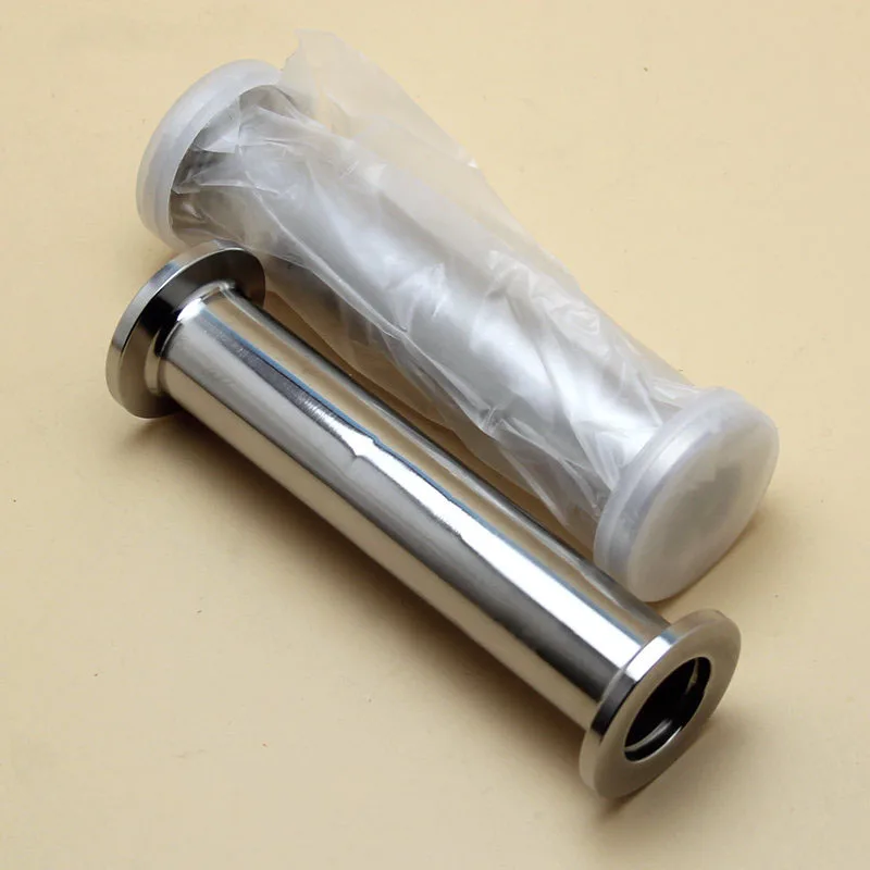 

304 Stainless Steel KF50 Vacuum Equal Straight Pipe Joint Sanitary Tri Clamp Type Spool Tube Quick Install Vacuum Pipe Fittings