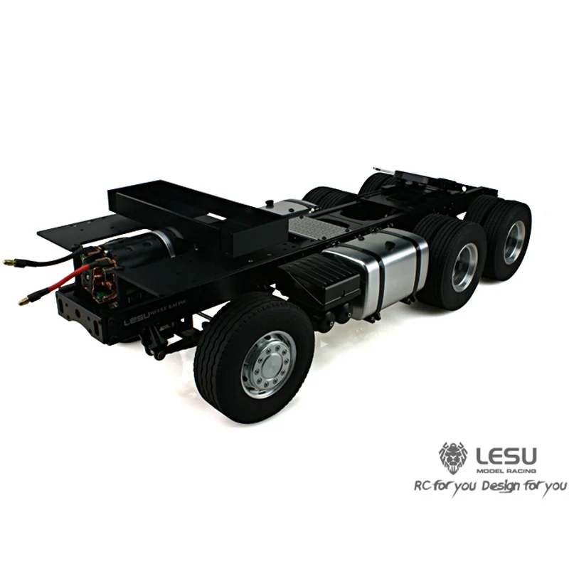 Lesu Rc Metal Scania 6x4 Chassis Axles For 1/14 Tamiya Tractor Truck