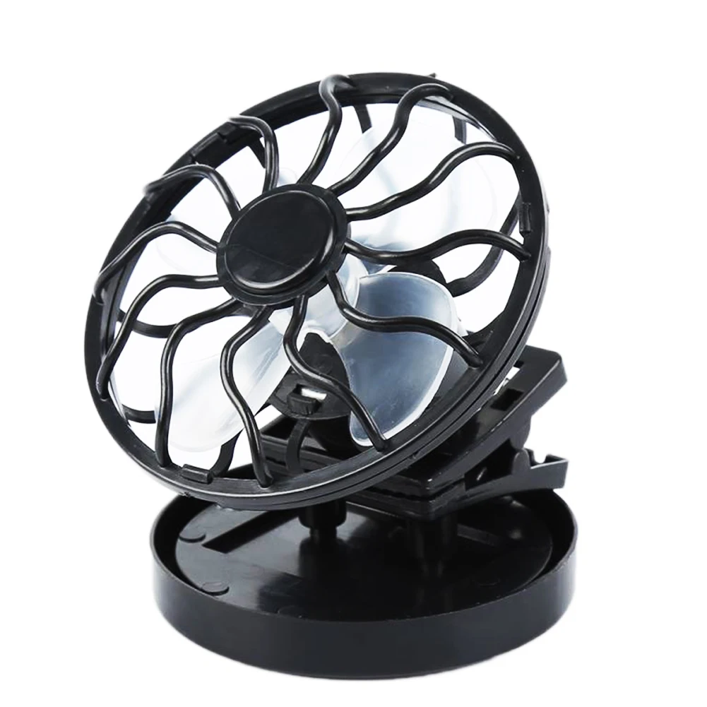 

Clip on Mini Desk Fan Portable Stroller Fan Solar Powered Fan for Home Office Camping