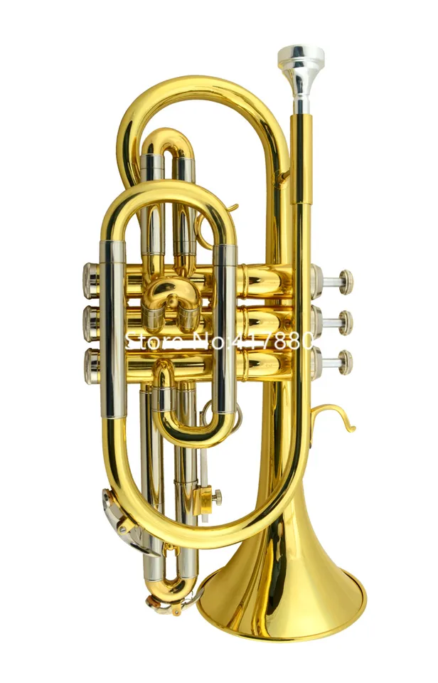 コルネット JYCO-E100G 金音楽器 初心者のためのプロのトランペット、JJYCO-E100G、ラッカー