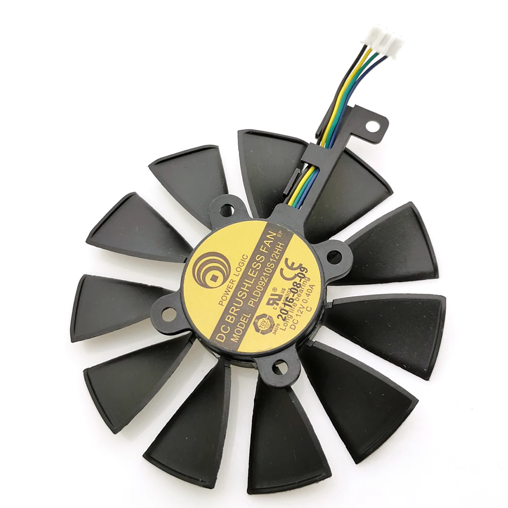 Бесплатная доставка PLD09210S12HH 12 В 0.4A 87 мм VGA вентилятор для ASUS GTX1050TI GTX1060 GTX1070 RX480