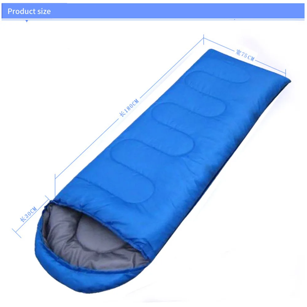 Спальный мешок Сверхлегкий дышащий Регулируемый для путешествий на открытом воздухе Прямоугольный Спальный Мешок 0-20 градусов спальный мешок