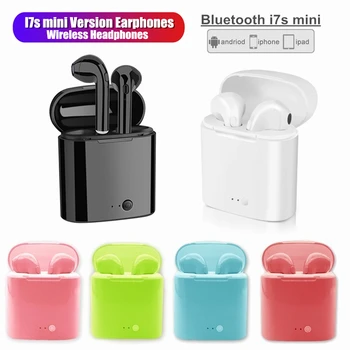 

i7s mini Wireless Earphones Bluetooth headphones mini colorful Earbuds smart Headset Earpiece For Iphone Xiaomi Oppo Huawei