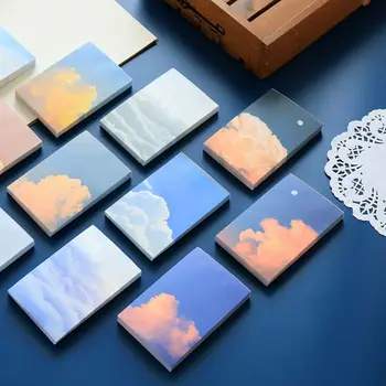 

5pcs Cloud Memo Pad Non-sticky Notepad Notebook Journal Planner to do List Stationery School Office Supplies