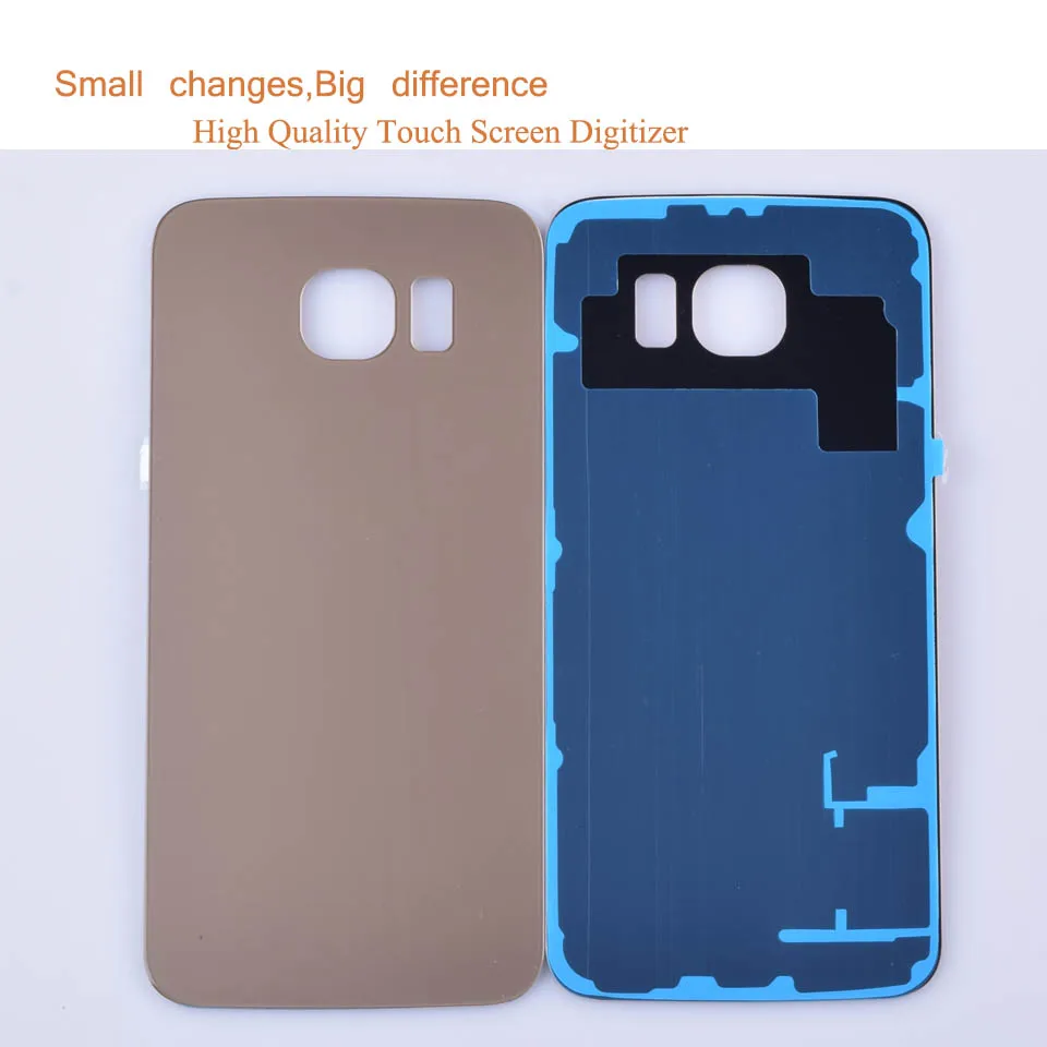 10 шт./лот для samsung Galaxy S6 G920 G920F G9200 G920A корпус крышка батареи задняя крышка чехол задняя дверь шасси оболочка S6 крышка
