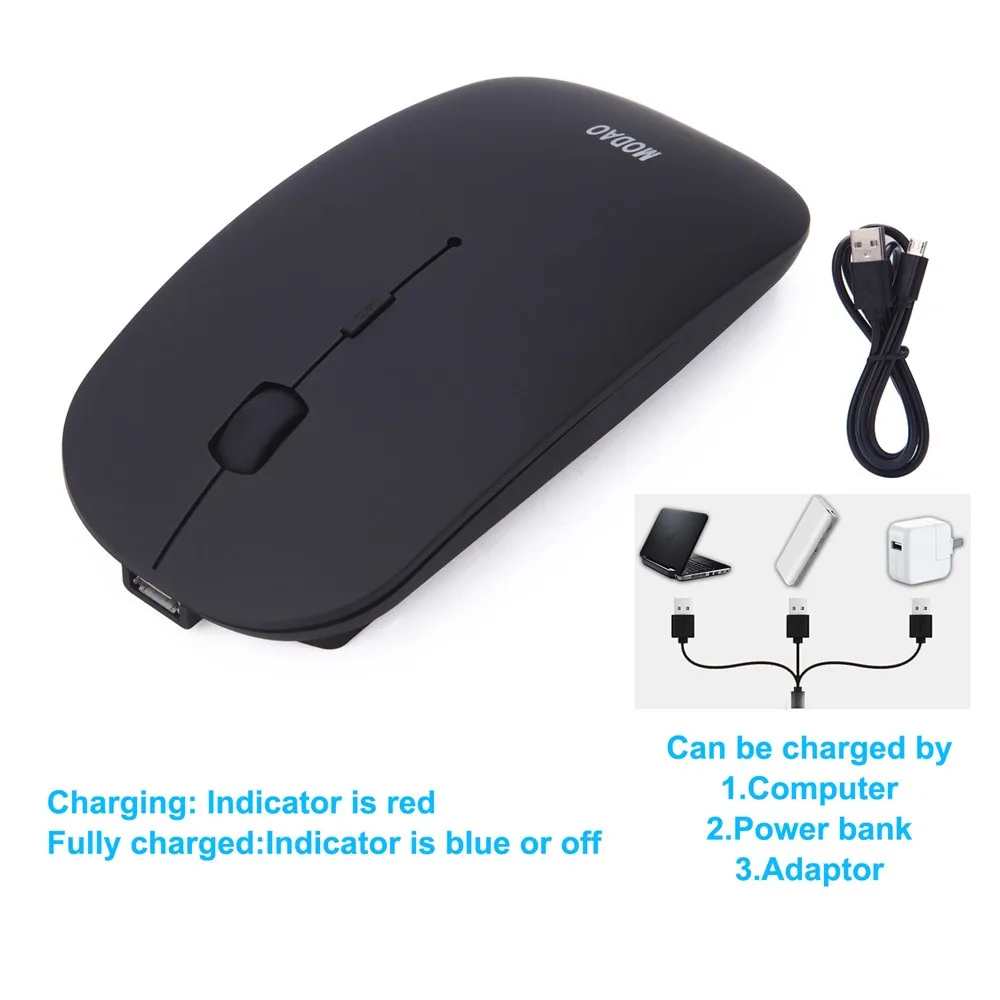 OMESHIN ультратонкая перезаряжаемая Bluetooth 3,0 Беспроводная мышь портативная Bluetooth мышь для ПК и ноутбуков и планшетов на Android