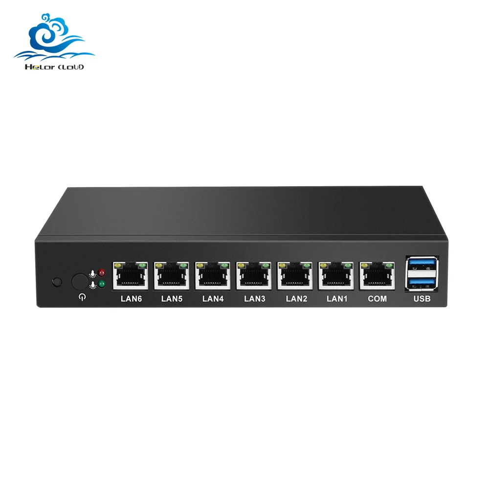 Мини ПК 6 Ethernet LAN маршрутизатор межсетевой экран Intel Celeron 1037U pfSense настольный