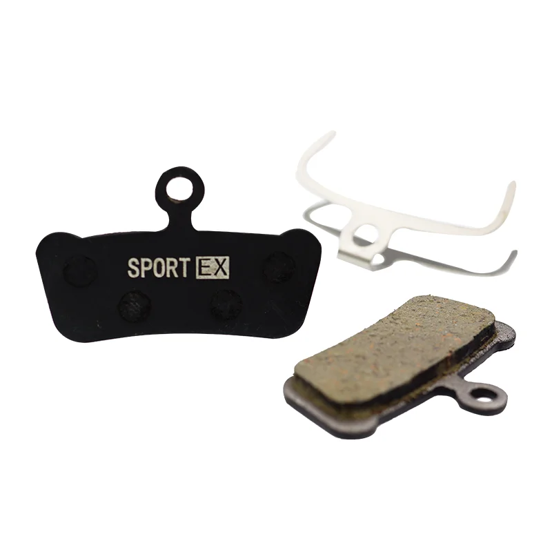 4쌍, SRAM 가이드 G2, RSC, RS, R, Avid Trial Caliper, Sport EX Resin용 자전거 디스크 브레이크 패드