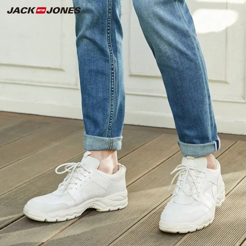 Мужские узкие джинсы JackJones облегающие Стрейчевые одежда для мужчин новинка