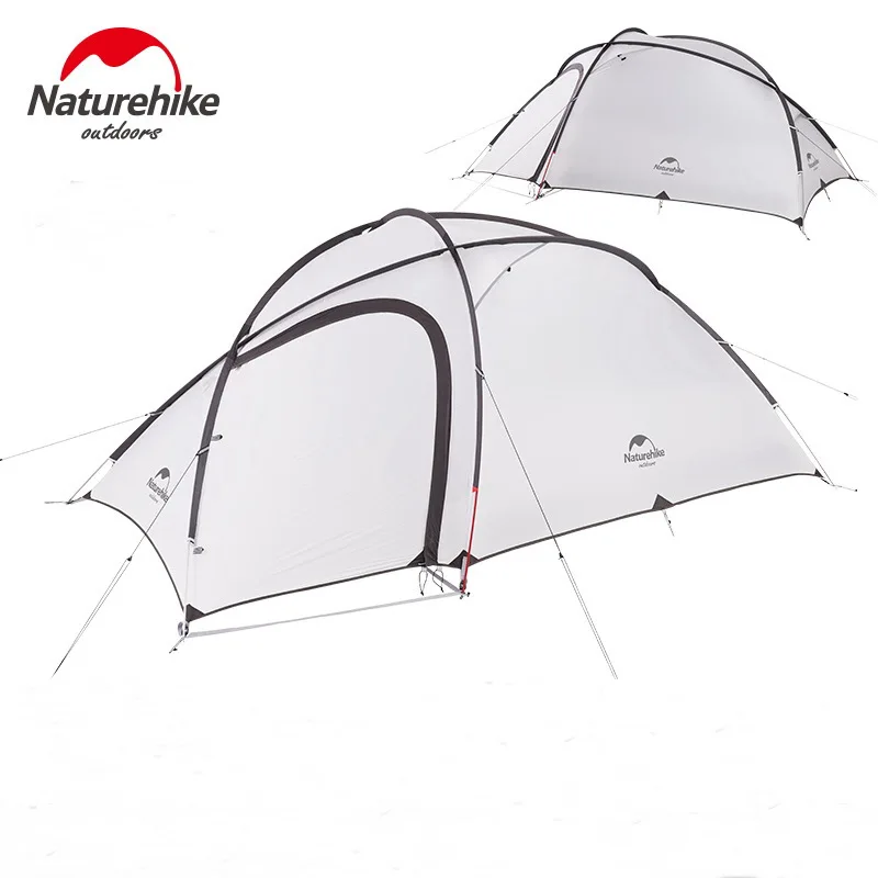 

Naturehike Hiby 3 4 Person 20D 40DNylon Waterproof Camping Tent Two-Way Door Open One Room And One Hall Outdoor Tents PU3000mm