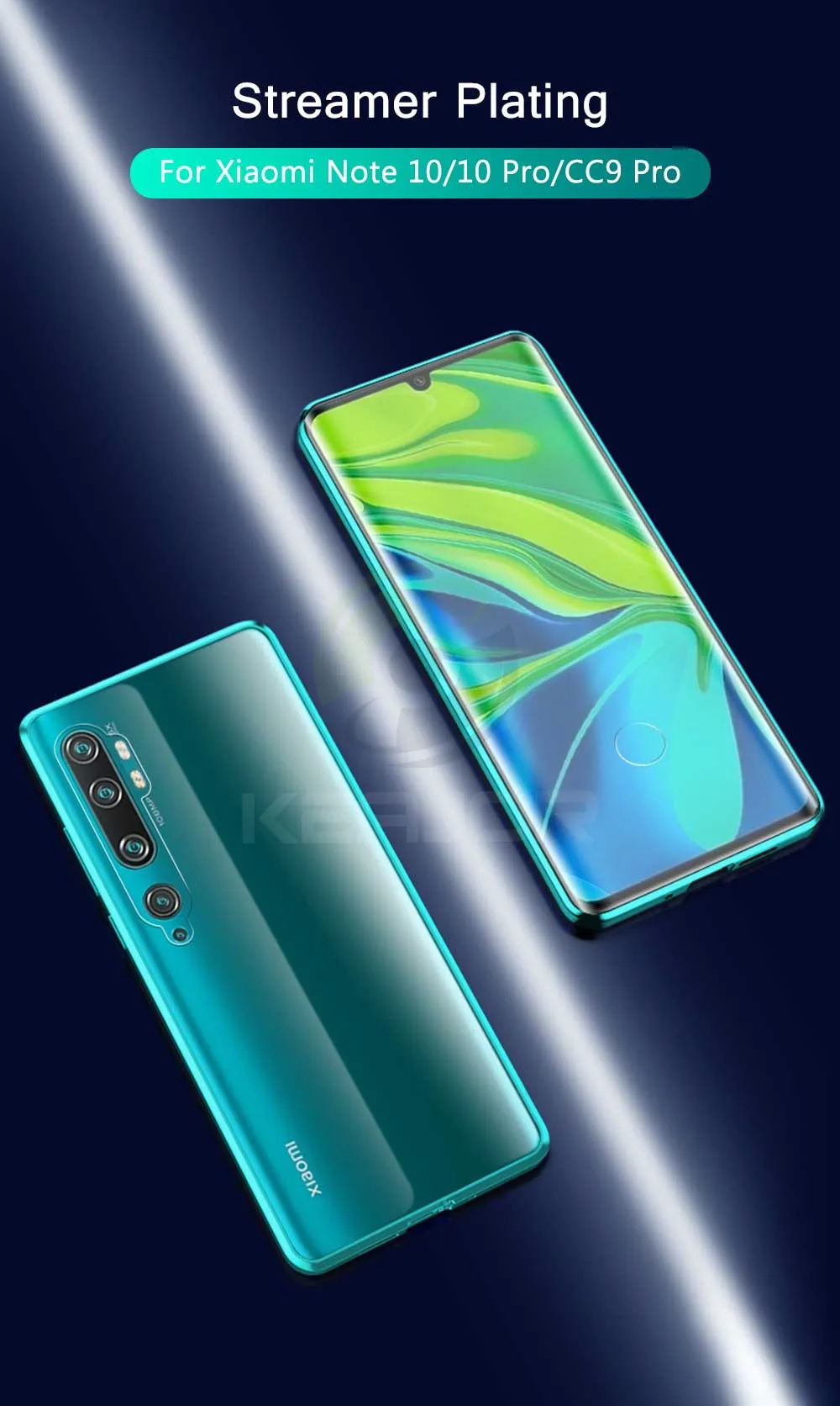 Магнитный стеклянный чехол для xiaomi mi Note 10 чехол двойная сторона закаленное стекло Металлическая магнитная адсорбционная крышка для xiaomi mi cc9 pro