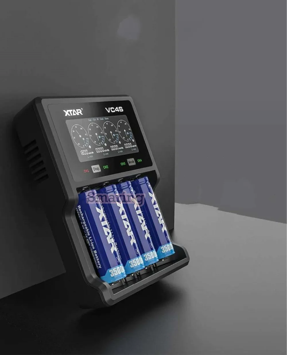 XTAR VC4S Зарядное устройство Универсальный ЖК-дисплей Экран Дисплей USB никель-металл-гидридный аккумулятор с никель-кадмиевый аккумулятор li-ion Батарея Зарядное устройство 18650 20700 21700 22650 18500 18700