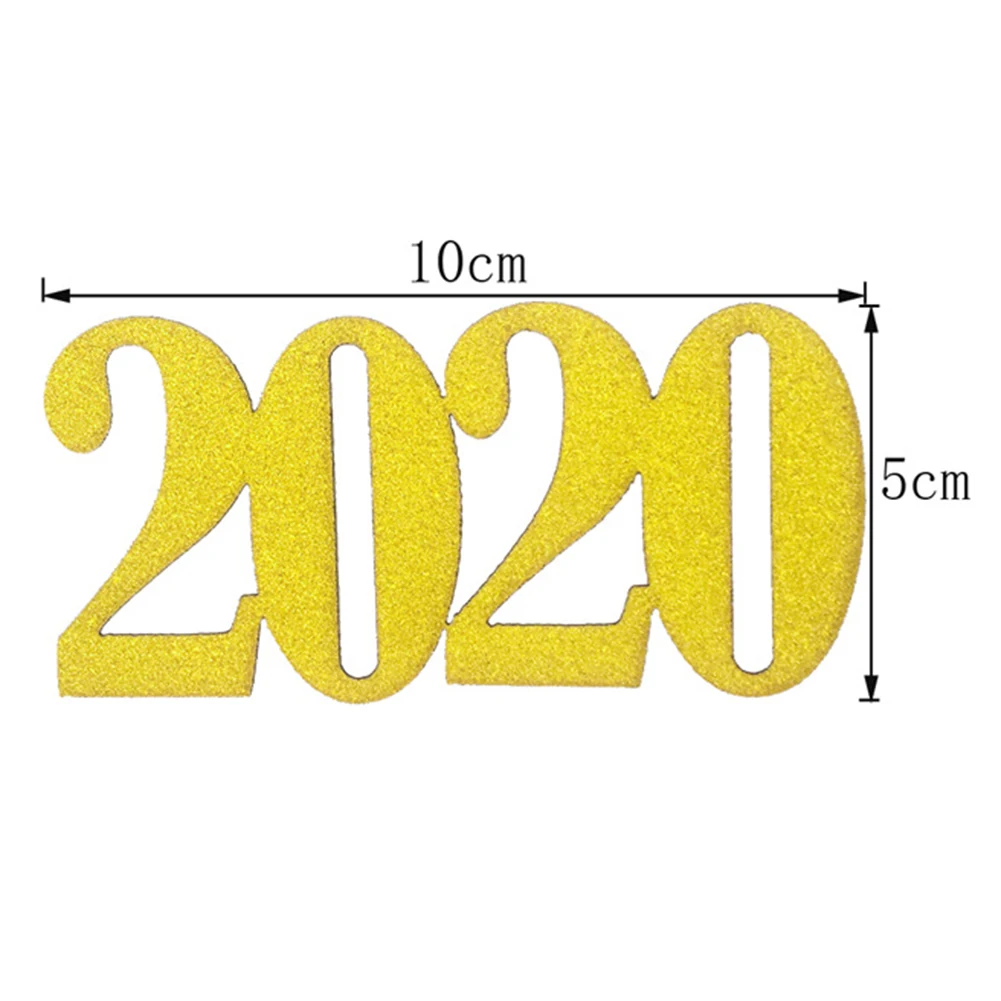 Non-toxic Cake Topper Flag New Year Birthday Wedding Party Cupcake Dessert Baking Gold Silver Cake Top Flags Decor Supplies