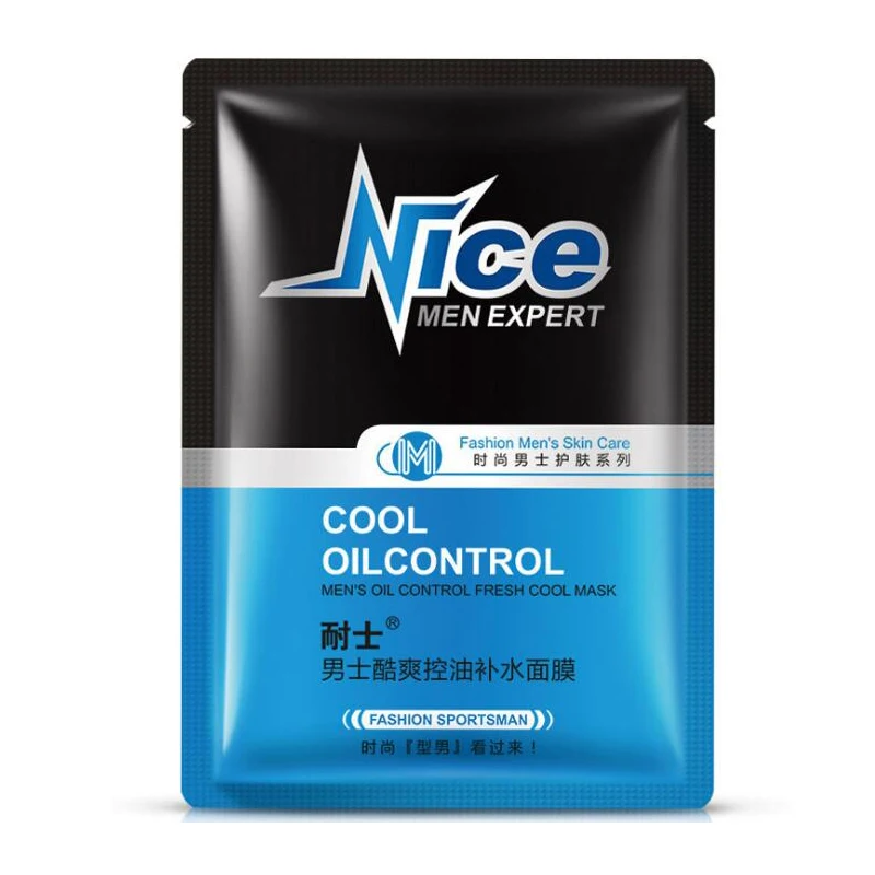 

10Pcs NICE Men's Facial Mask Skin care Moisturizing Water-locking and Oil balancing Mask for Man Face Masks Men Expert