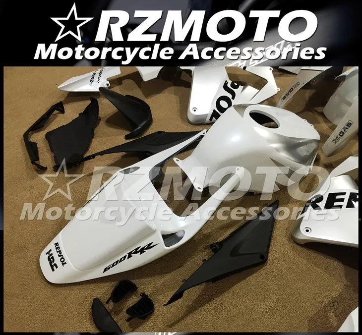 4 подарки ABS мотоцикл полный обтекатель комплект подходит для CBR600RR F5 2005 2006 05 06 cbr600 600RR тела набор Белый