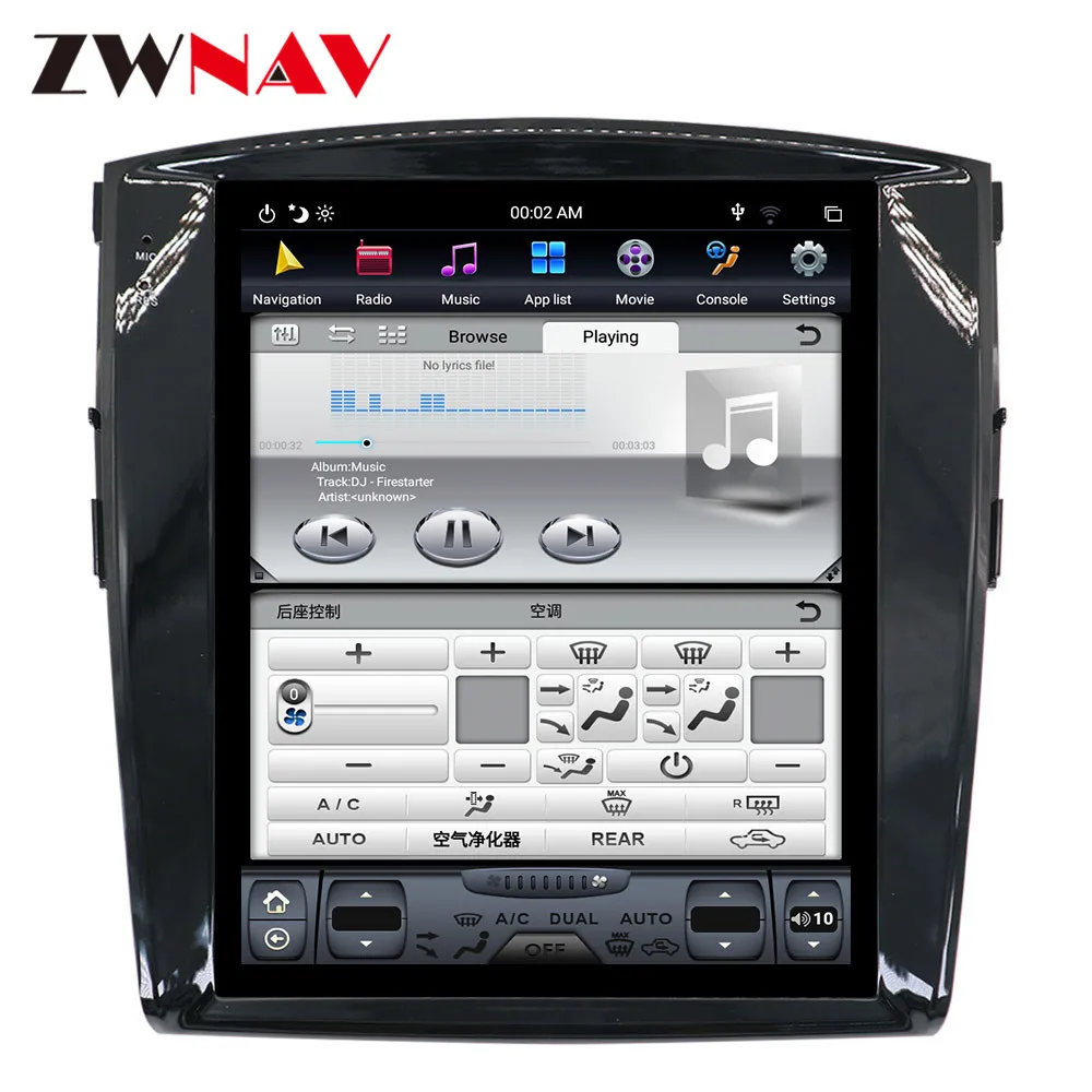 DSP Carplay вертикальный экран Tesla Android 9,0 Автомобильный gps плеер для MITSUBISHI PAJERO V97 V93 Shogun Montero 2006+ Радио стерео карта
