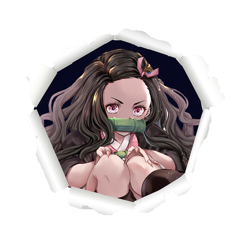 Трехмерные аниме разбрызгиватели демонов модель Waifu виниловые наклейки на