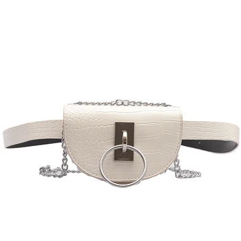

Stone Pattern Pu Leather Handbag with Shoulder Strap for Women 2020 Mini Shoulder Messenger Bag Female Waist Bags Lady Handbags