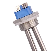 Chauffage à vis avec filetage NPT de 1 pouce, 12V, 150W/300W, 24V, 600W, 120V, 1kw/2kw, eau d'immersion, élément chauffant en acier inoxydable 304 5