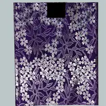 Фиолетовый Серебряный нигерийский головной убор Африканские Сего геле головной убор обертка Дамаск/металлик жаккард геле ткань LXL-47-8