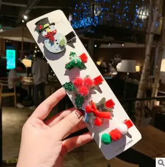 50 компл./лот DIY простой мульти шапки с героями мультфильмов платье с бантом Заколки для волос на Рождество; комплект заколки для волос Инструменты для укладки волос аксессуары HA1631 - Цвет: 11