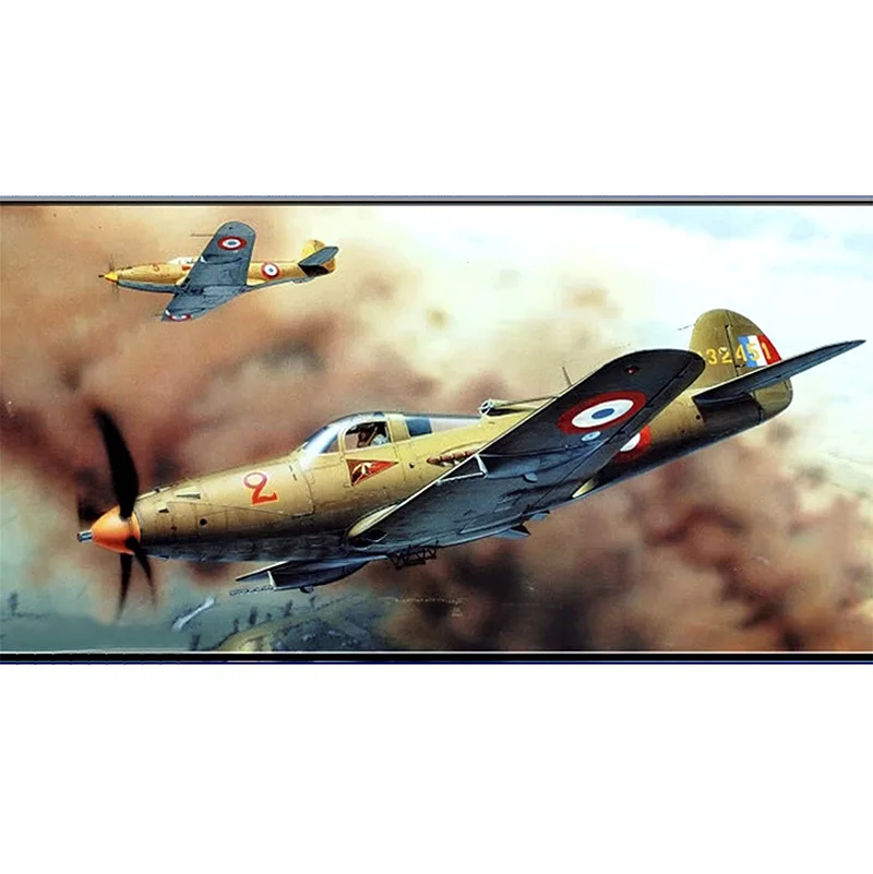 

1:32 P-39 Fighter Aircraft DIY 3D Paper Card Model Building Sets Construction Toys Educational Toys Military Model