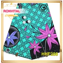 Женское платье DIY африканская печатная ткань ronvital восковая ткань высокого качества хлопок Материал DIY ткани 6 ярдов/партия
