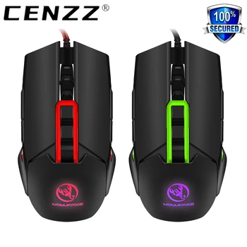

New spot Ergonomic design 9 keys 5-level adjustable DPI four-color backlight High-end brand mechanical macro definition mouse
