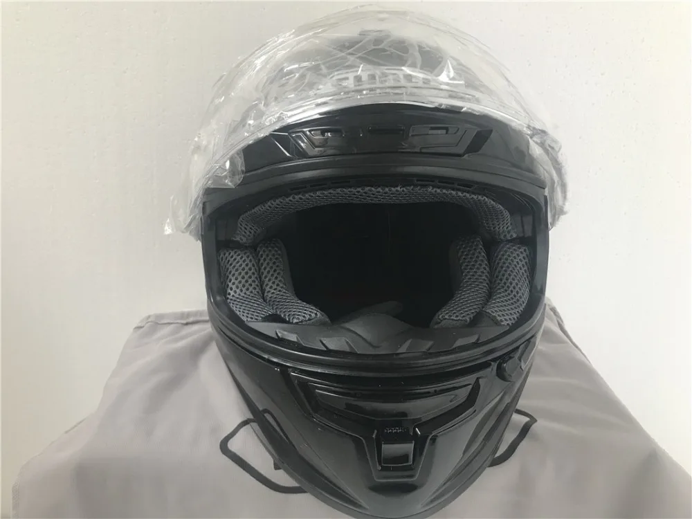 Мотоциклетный шлем в горошек с полным лицом зимний модный быстросъемный шлем